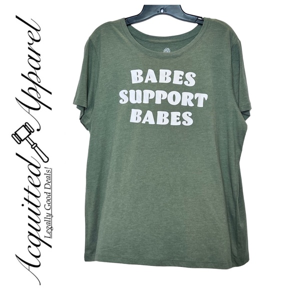 Positive Tees Babes Support Babes T-Shirt - Picture 1 of 6